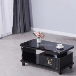 Rectangular Marble Top Coffee Table - Image 3
