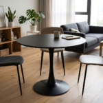 Round Marble Top Dining Table - Image 3