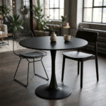 Round Marble Top Dining Table - Image 5