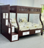 Kids Wooden Double Decker Bunk Bed - Image 10